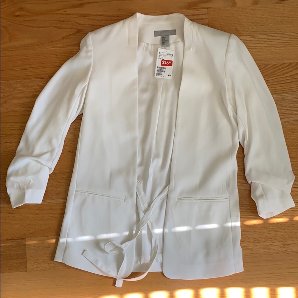 White blazer